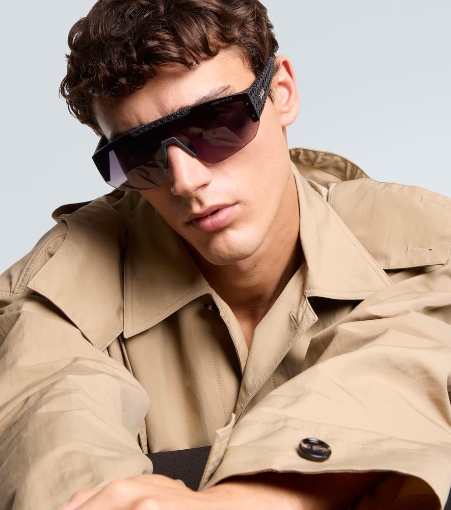Dior 3d Shield Sunglasses In Black
