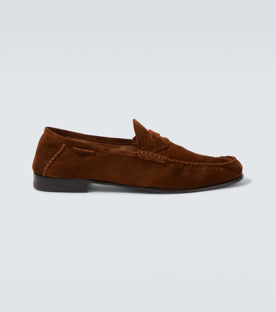 Tom Ford Men's Brown Ripley Suede Loafers UK Size 12 - Mytheresa