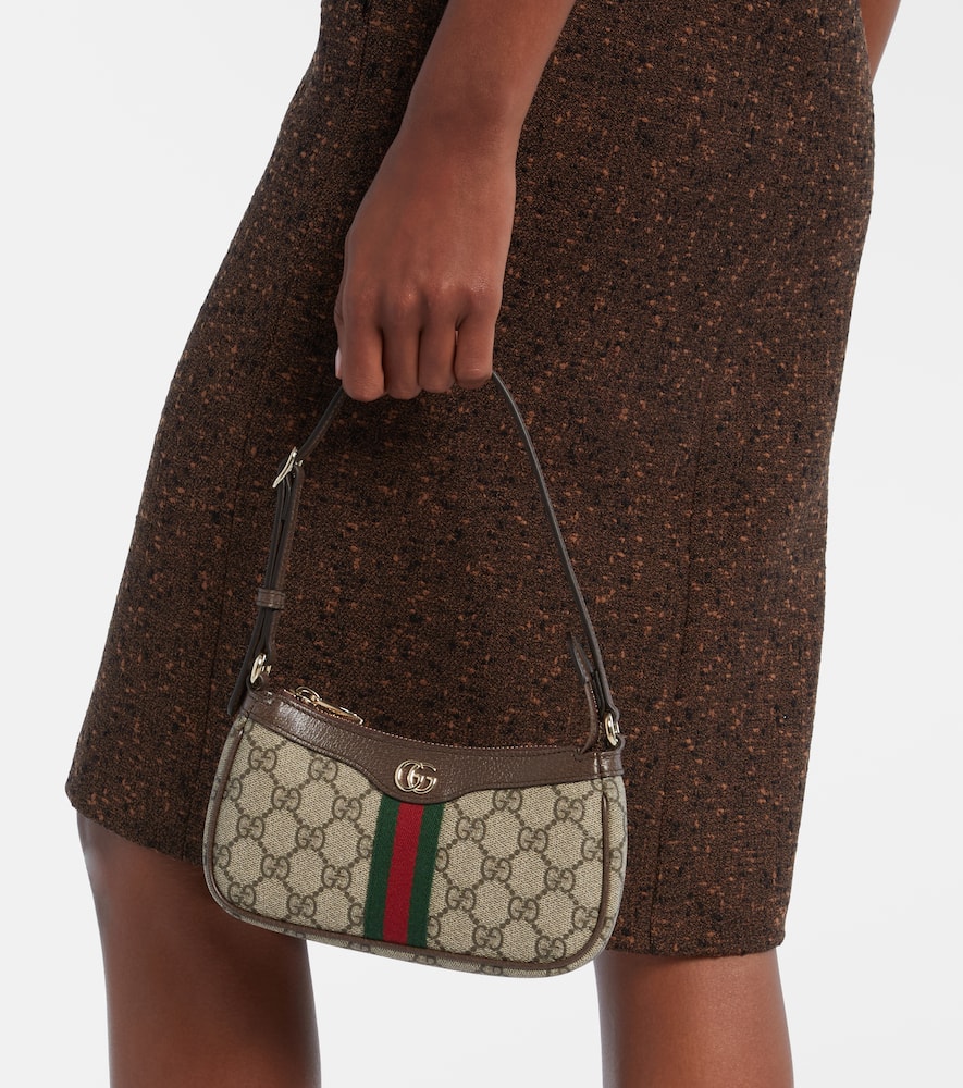 Gucci Ophidia Mini Gg Shoulder Bag In Sand