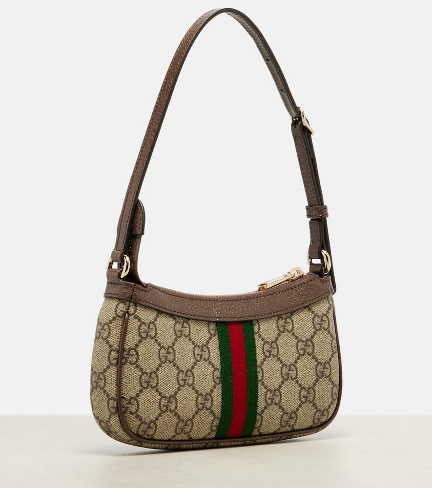 Gucci Ophidia Mini Gg Shoulder Bag In Sand
