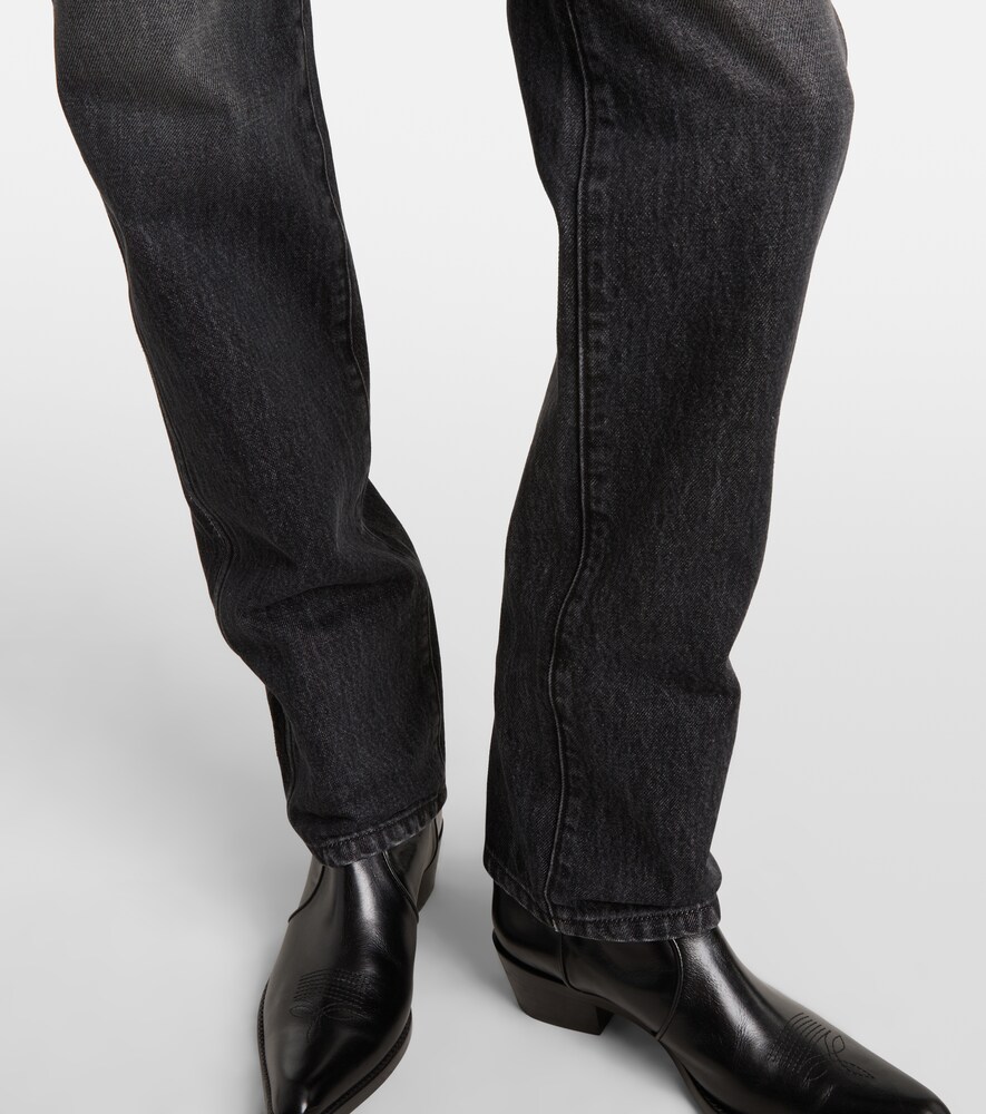  Khaite Khaite Mid-rise Straight Jeans Farley 