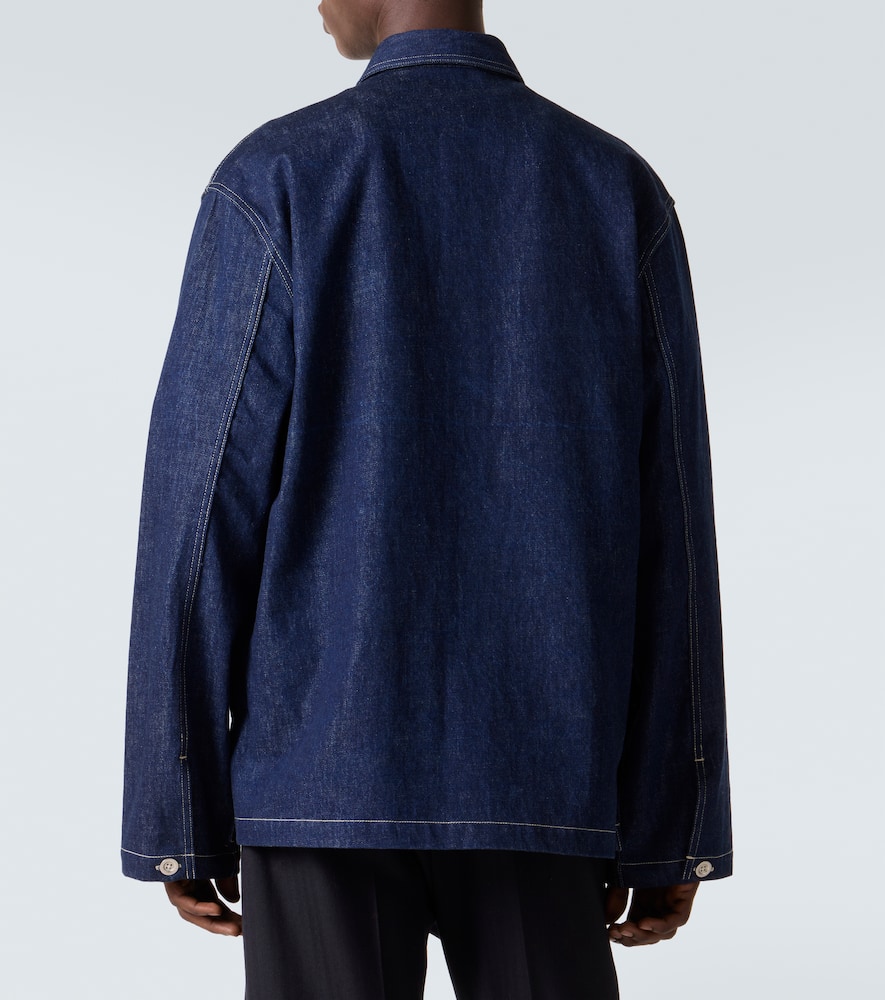 Studio Nicholson X Aaron Levine York Denim Shirt In Blue