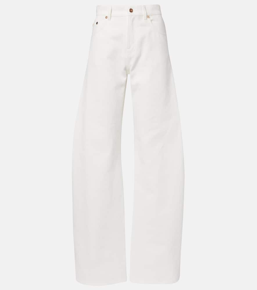 Gabriela Hearst Amoret Barrel-leg Jeans In White