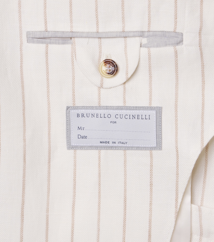 Brunello Cucinelli Brunello Cucinelli Blazer Aus Leinen-twill 