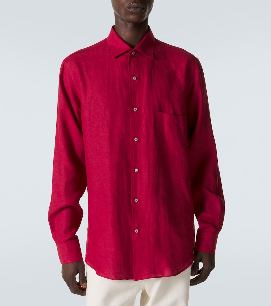  Loro Piana Loro Piana Hemd André Aus Leinen 