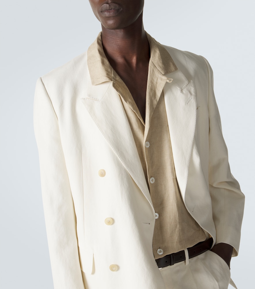 Auralee Auralee Blazer Aus Wolle, Baumwolle Und Leinen 