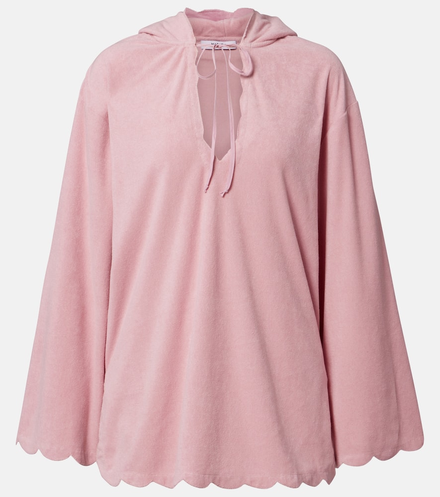Marysia Baughman Cotton-blend Terry Tunic In Pink