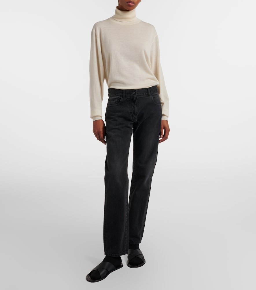  The Row The Row Booker Low-rise Straight Jeans 