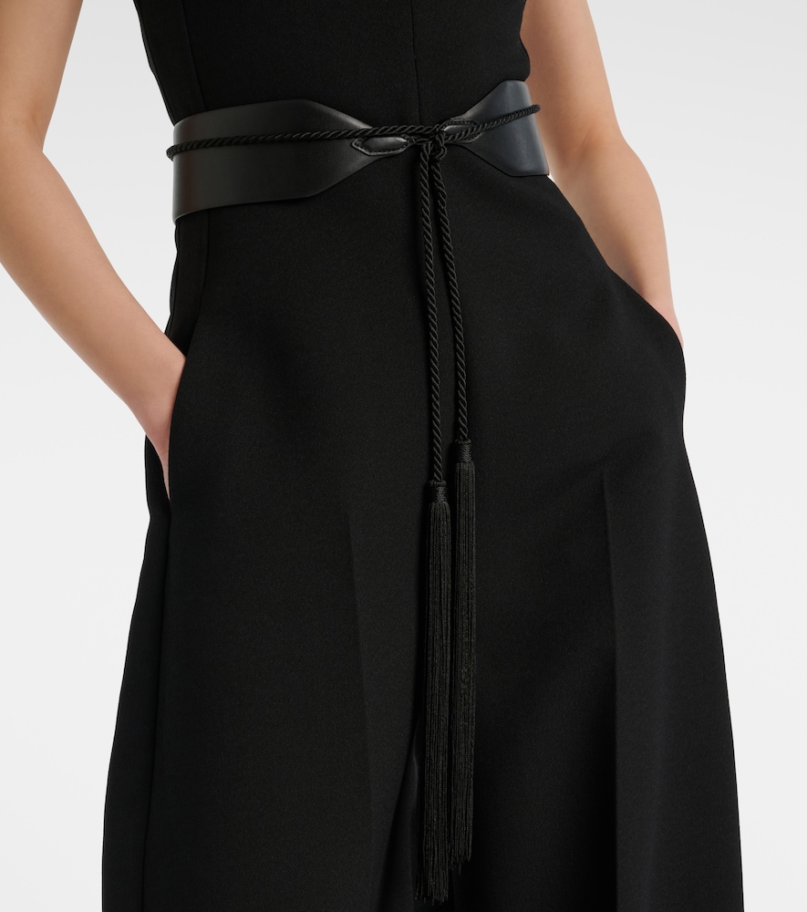  Alaia Alaia Tassel-trimmed Leather Belt 