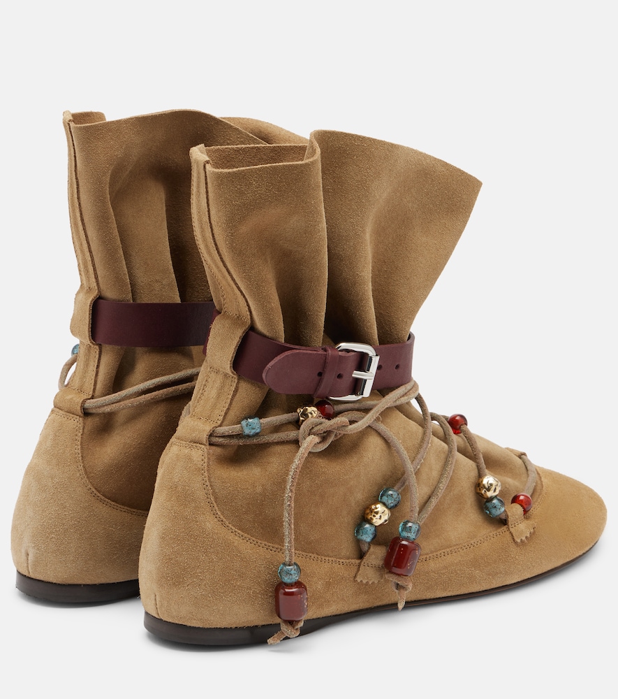  Isabel Marant Isabel Marant Letiz Suede Ankle Boots 