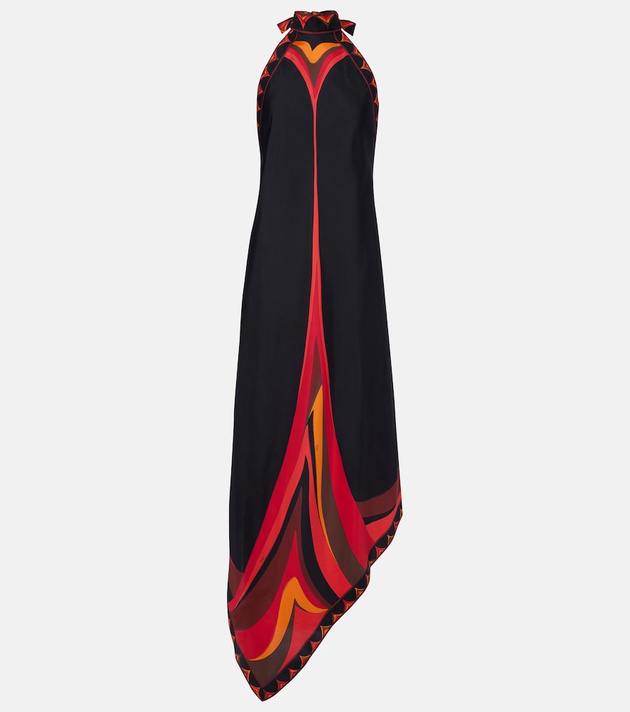 Maxikleid Fari aus Seiden-Twill