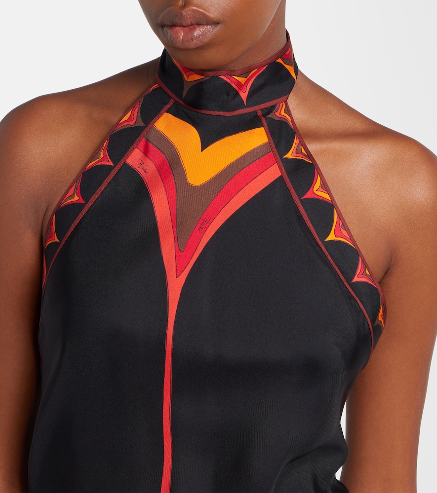  Pucci Pucci Midikleid Fari Aus Seiden-twill 