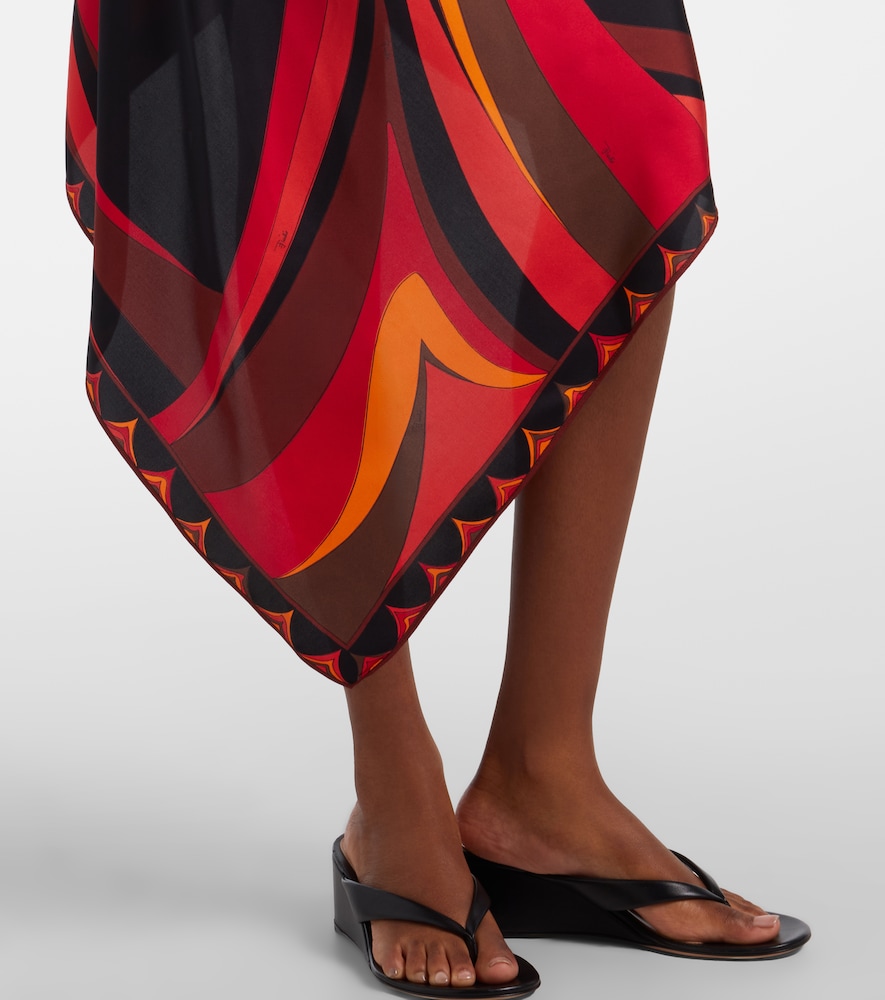  Pucci Pucci Midikleid Fari Aus Seiden-twill 