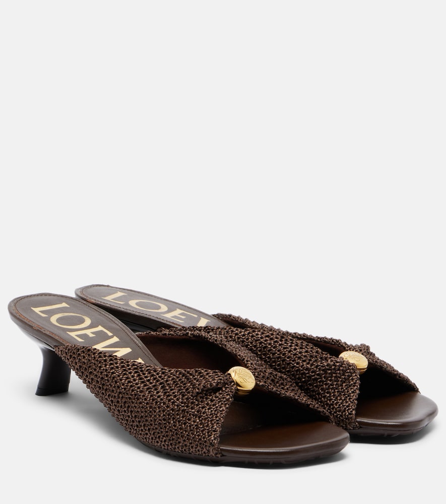 Loewe Paula's Ibiza Pebble Soft mules