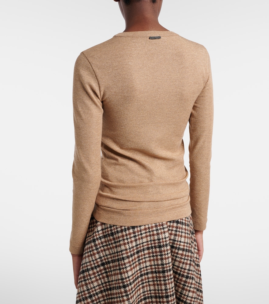  Brunello Cucinelli Brunello Cucinelli Monili Wool-blend Sweater 