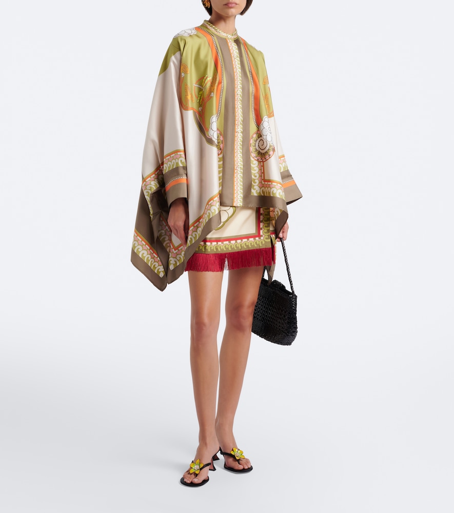 Foulard Printed Silk Twill Shirt