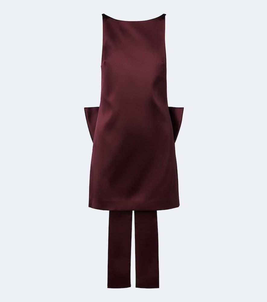 Minikleid aus Satin