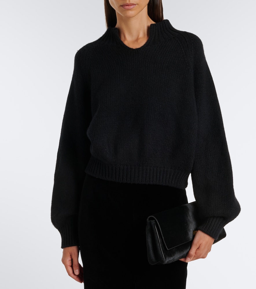 Cropped Cashmere Sweater