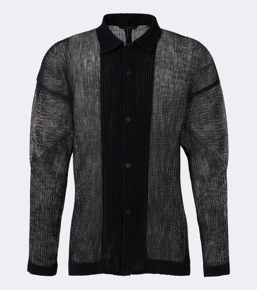 Homme Plissé Issey Miyake Chemise plissée Rustic Mesh