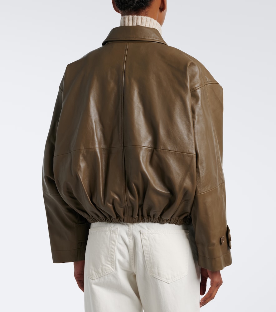 Róhe Leather Blouson Jacket