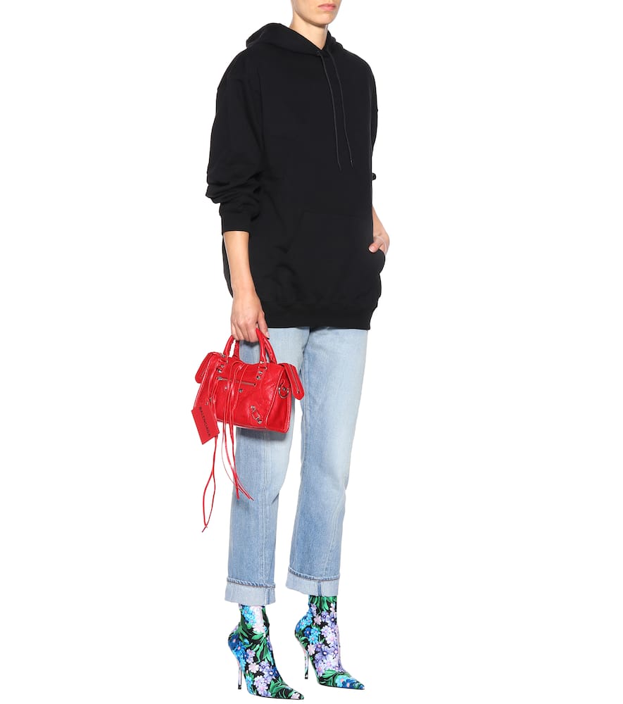 Knife floral-printed ankle boots by Balenciaga