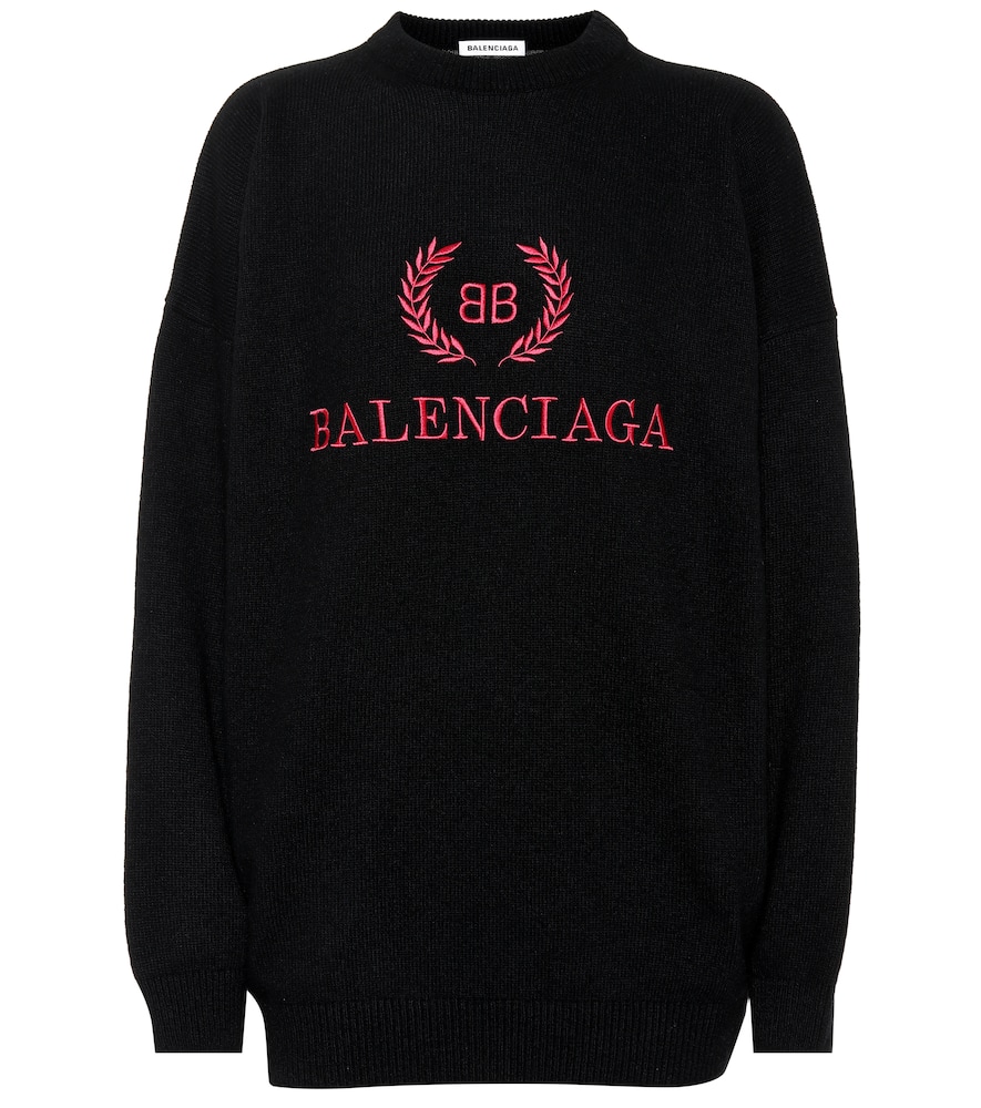 balenciaga jumper logo