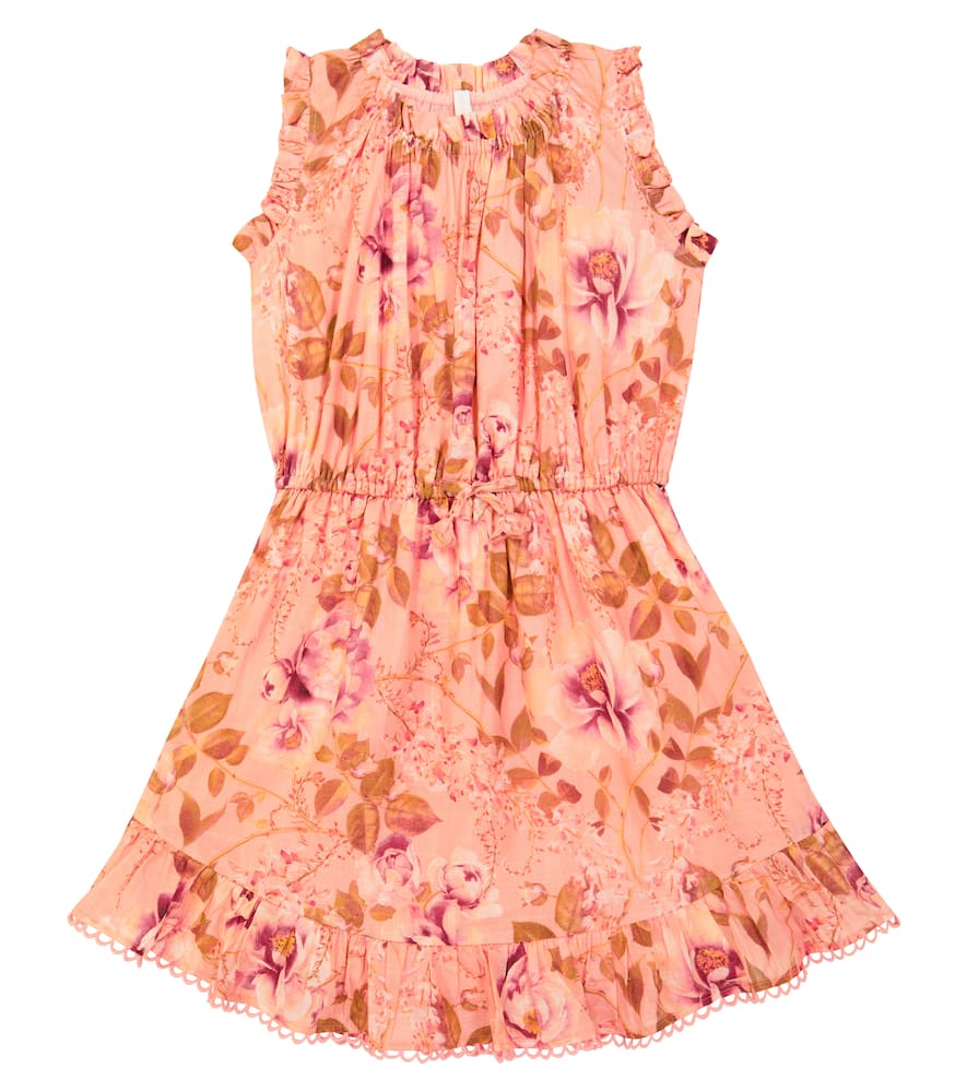 Zimmermann Kids Rosa floral cotton dress