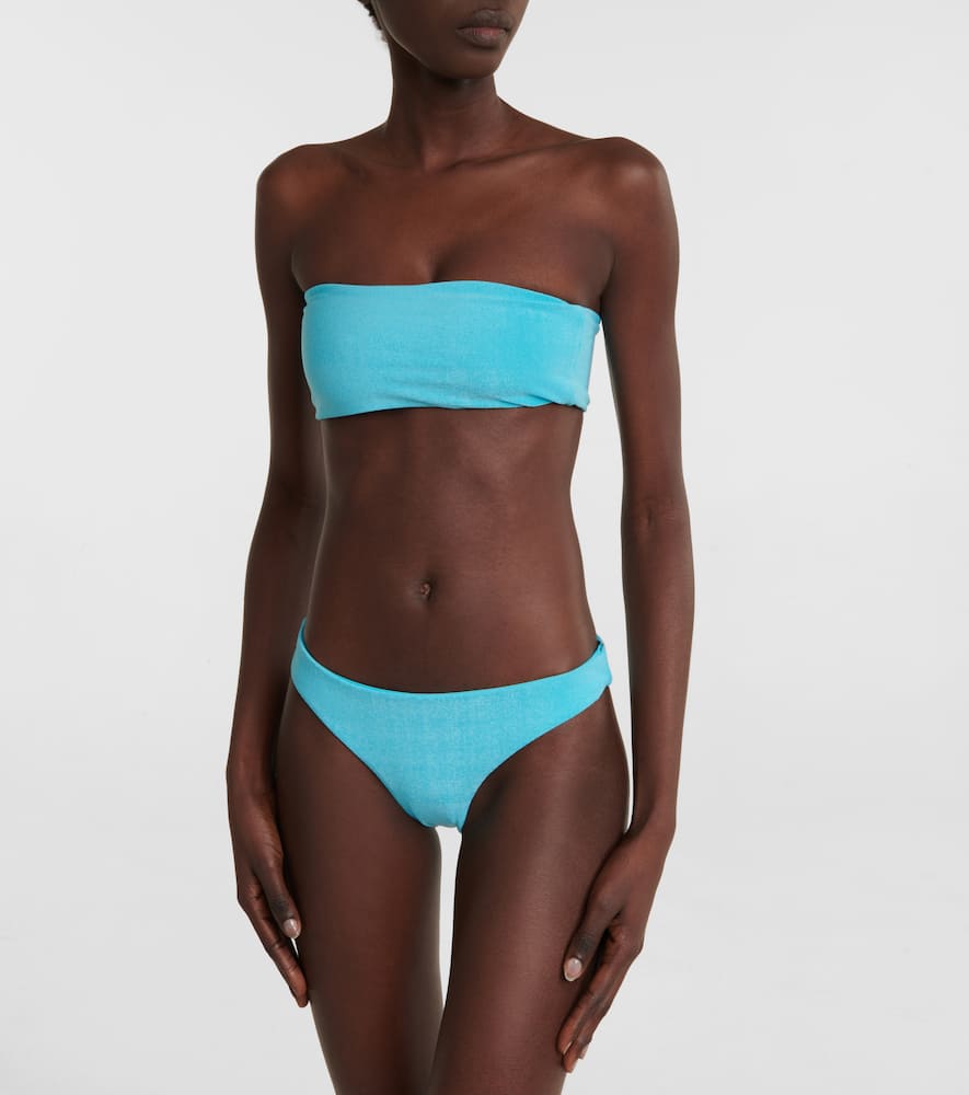 Jade Swim All Around Terry Bandeau Bikini Top In Bahama Mama Terry