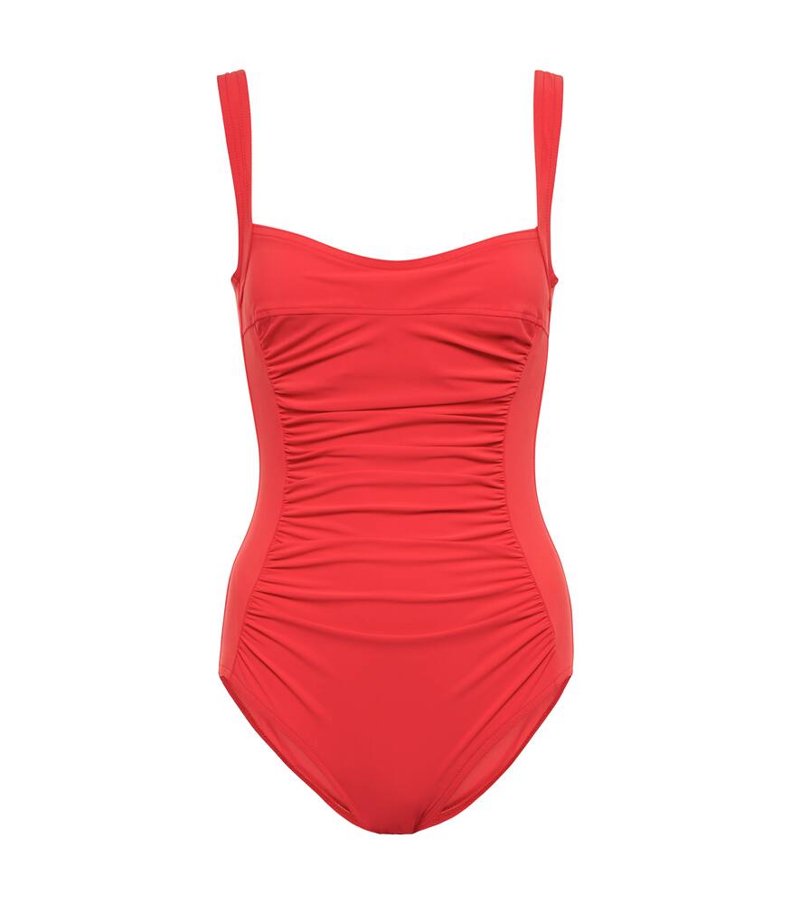 Karla Colletto Basic ruched swimsuit