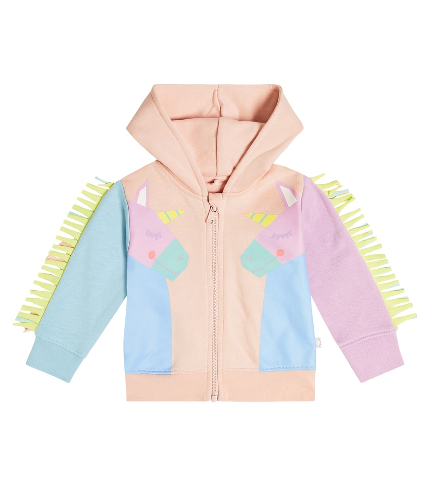 Stella McCartney Kids Baby printed cotton jersey hoodie