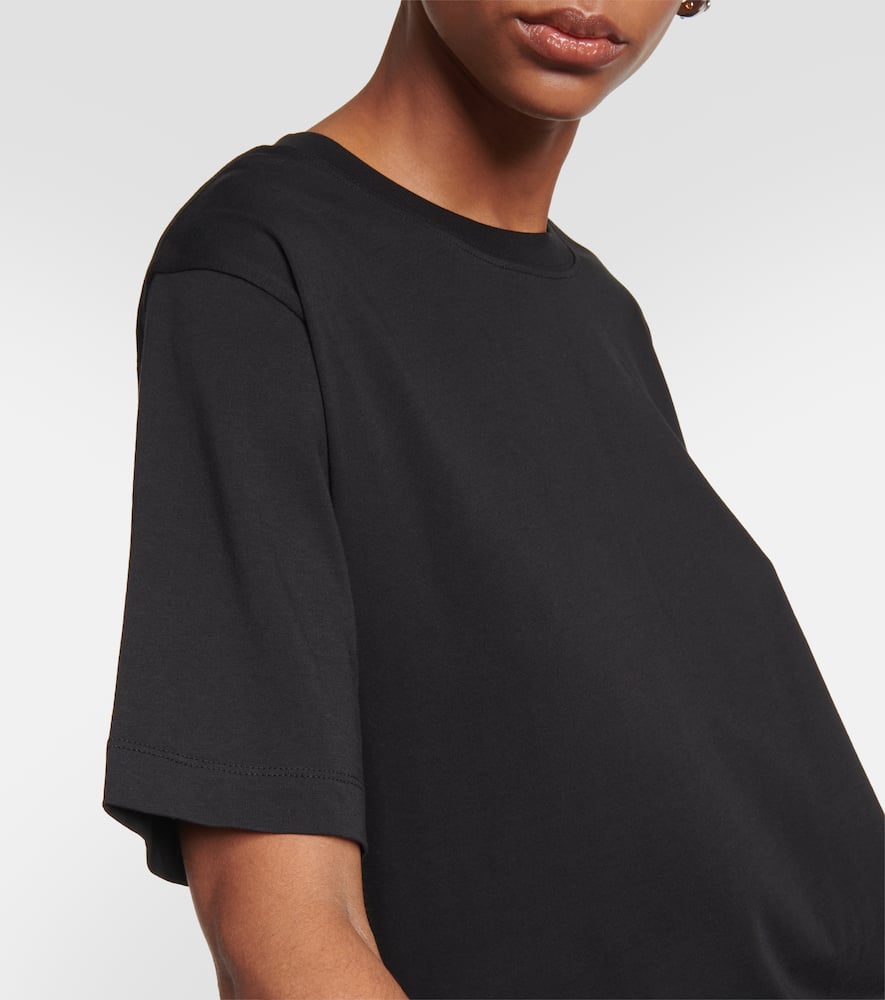 Dries Van Noten Womens Black Round-neck Relaxed-fit Cotton-jersey T-shirt In Black