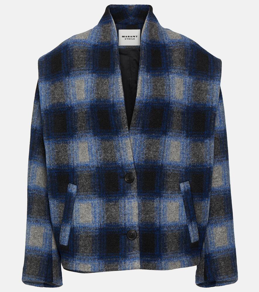 Marant Etoile Drogo checked flannel jacket