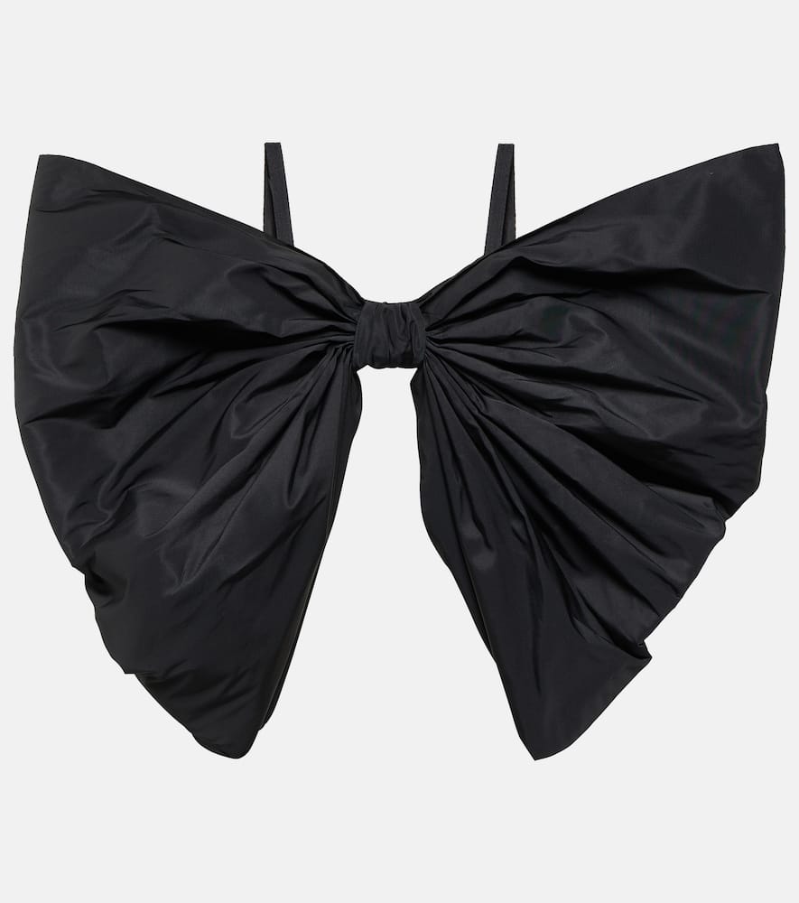 Nina Ricci Bow-detail taffeta top