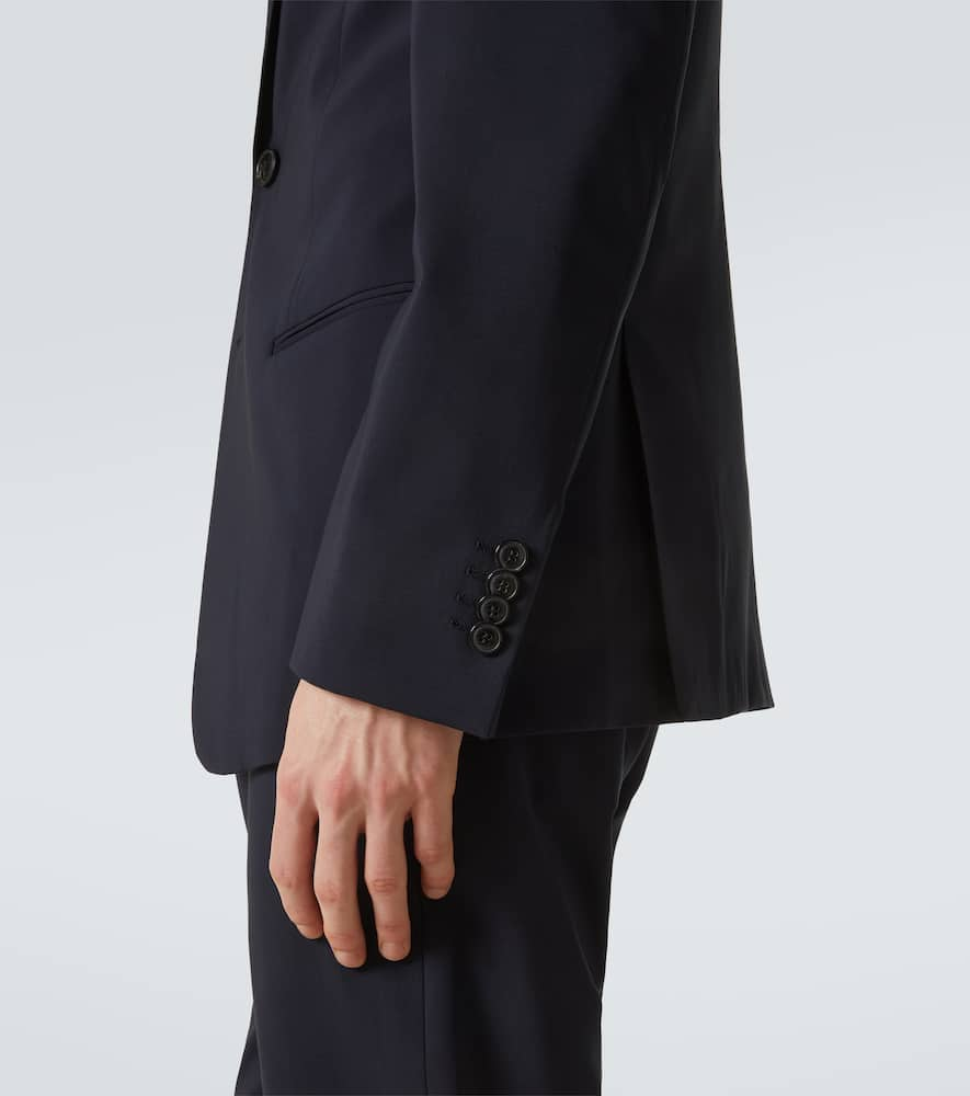 Shop Giorgio Armani Wool Suit In Blue