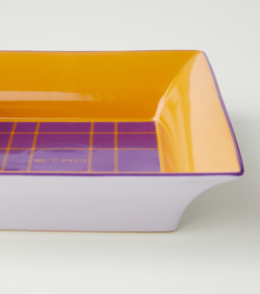  Etro Etro Paisley Porcelain Decorative Tray 