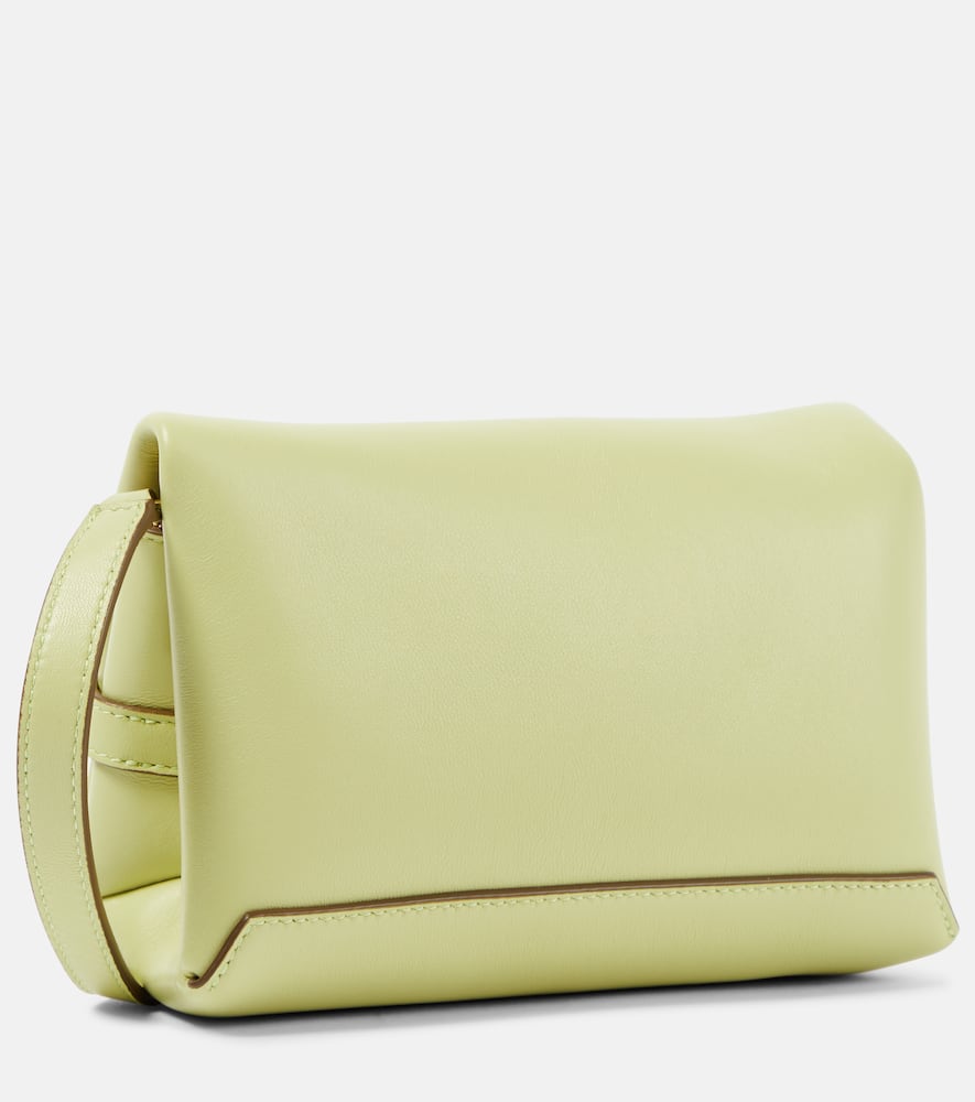 Victoria Beckham Chain Mini Leather Shoulder Bag In Avocado