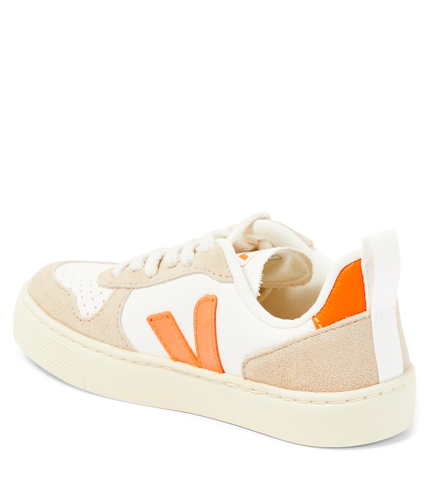  Veja Kids Veja Kids Sneakers V-10 Aus Leder Und Veloursleder 
