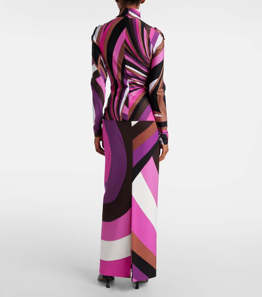 Pucci Iride-print Top In Multicoloured