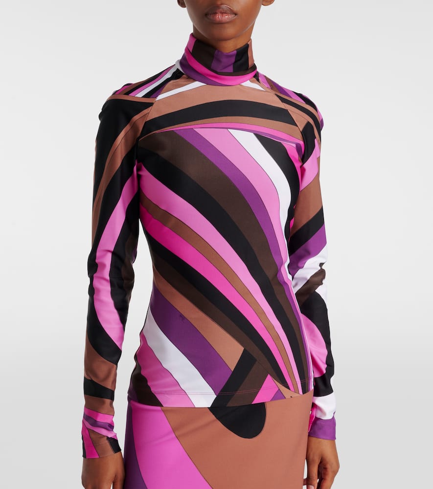 Pucci Iride-print Top In Multicoloured