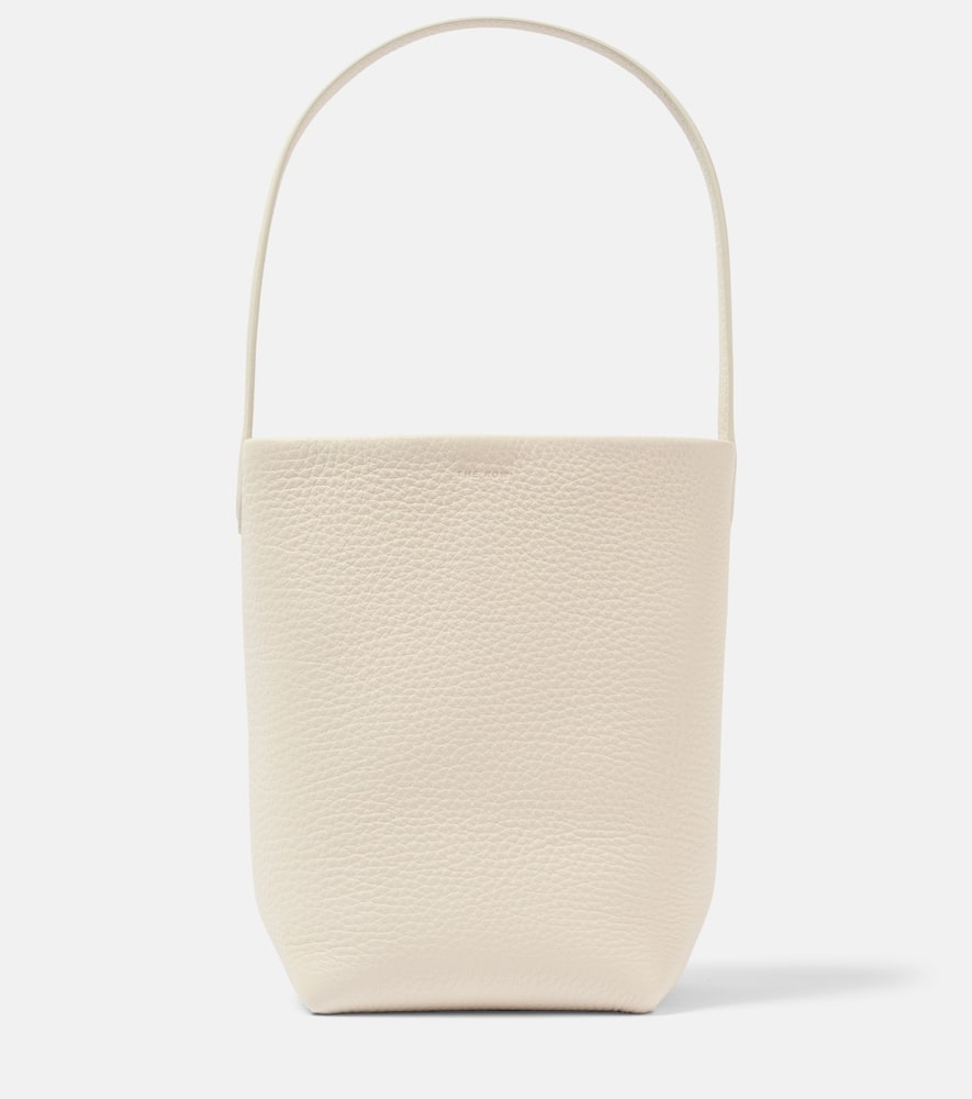 The Row N/s Park Small Leather Tote Bag In White