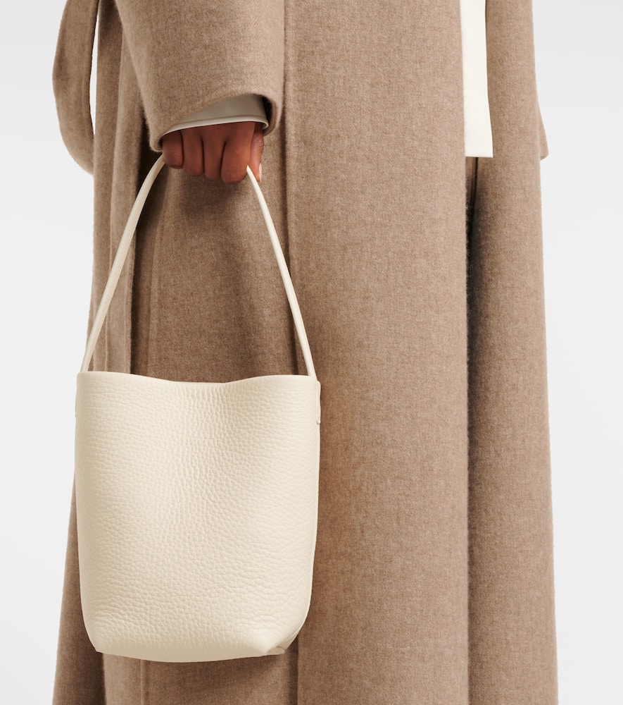 The Row N/s Park Small Leather Tote Bag In White
