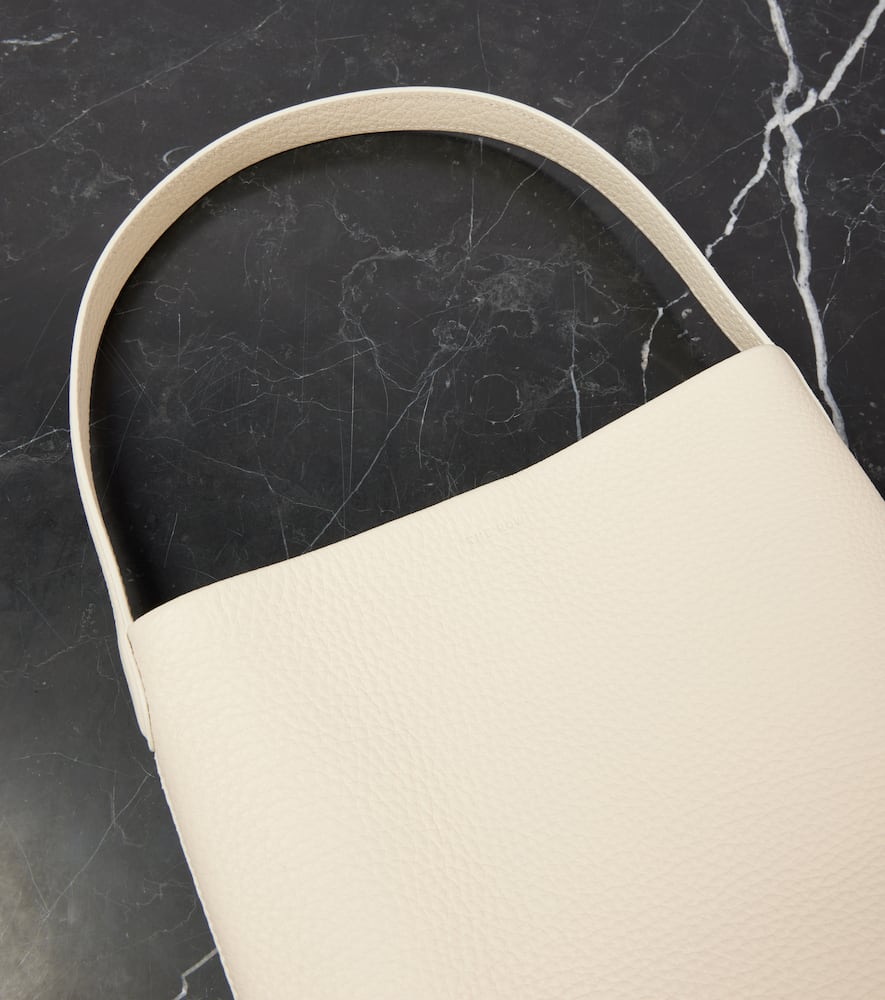 The Row N/s Park Small Leather Tote Bag In White