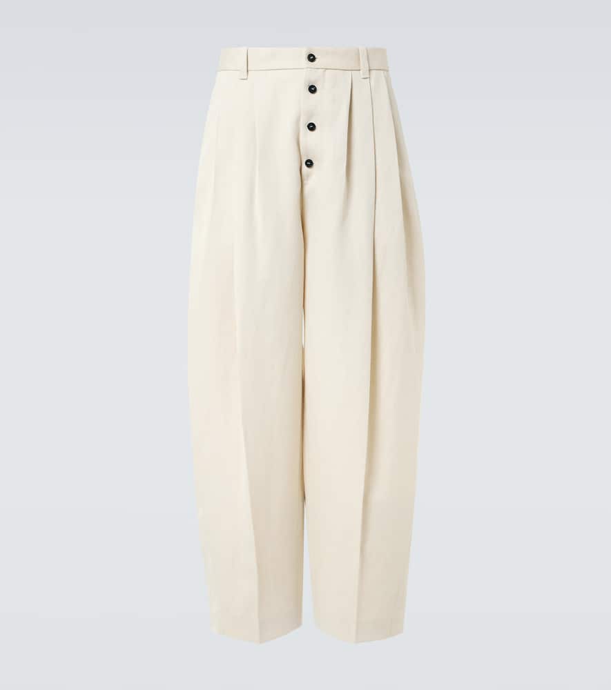 Jacquemus Fernando wool and linen tapered pants