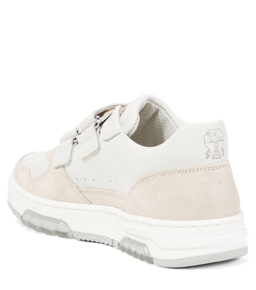 Brunello Cucinelli Panelled Sneakers In Multicoloured