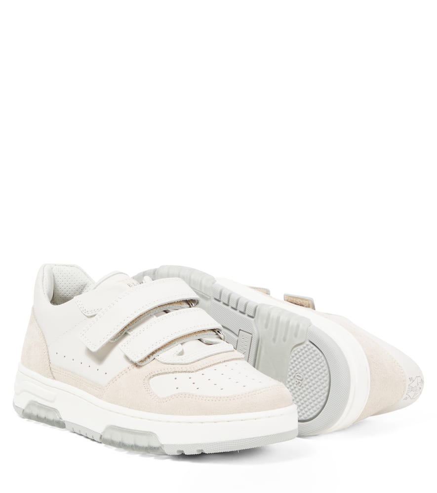 Brunello Cucinelli Panelled Sneakers In Multicoloured