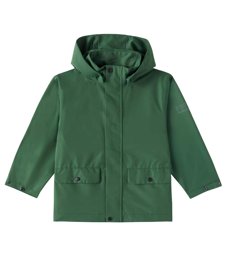 Molo Windy Technical Raincoat In Rubber Tree