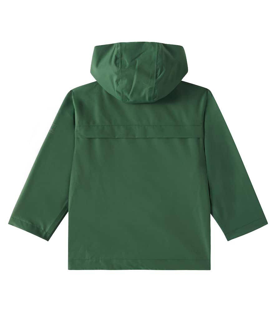 Molo Windy Technical Raincoat In Rubber Tree