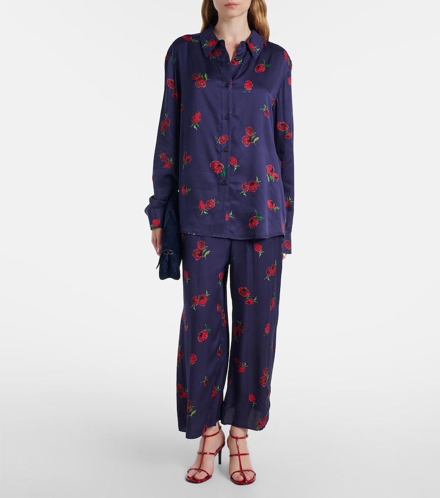  Khaite Khaite Bedrucktes Hemd Argo Aus Twill 