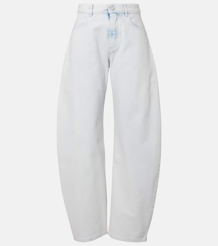 Alaïa Low-rise barrel-leg jeans