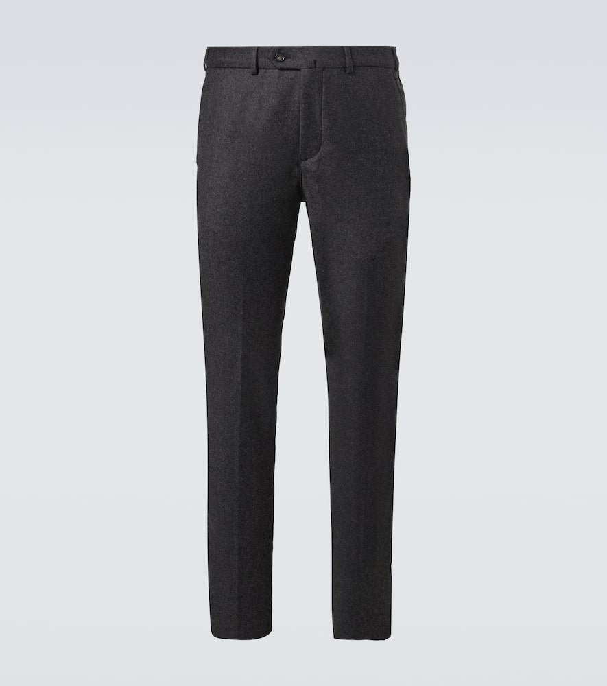 Carlo wool and cashmere straight pants